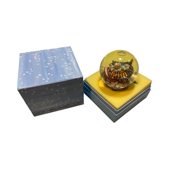 NIB MacKenzie Childs “My Cup of Tea” Snow Globe - Picture 9 of 11